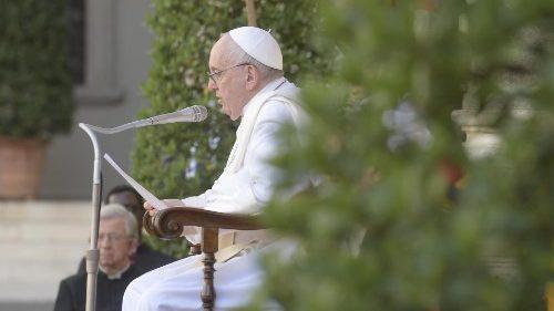 The primacy of grace covers all sins, changes hearts, changes lives says Pope Francis