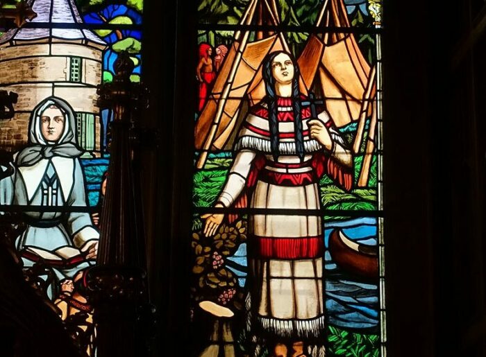 Image of the First Indigenous North American Saint to be Blessed by Pope Francis