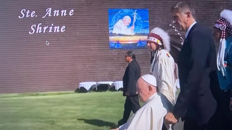 Pope Francis Opens Week Long Pilgrimage Site at Lac Ste Anne