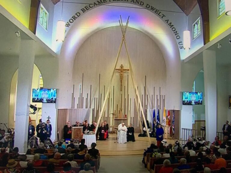 Follow Pope Francis as He Visits Canada’s Only Indigenous Church