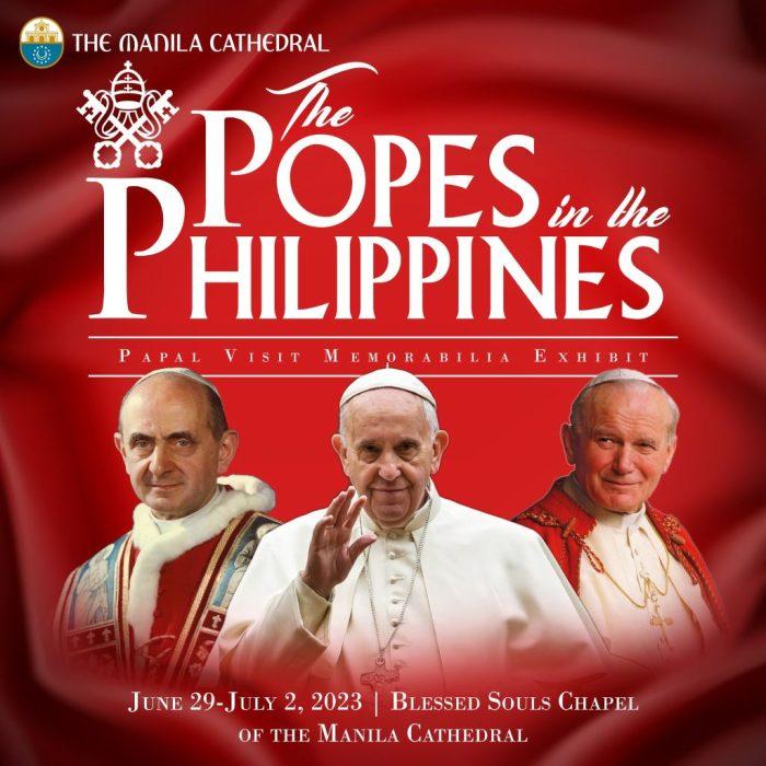 Exhibition at Manila Cathedral recalls papal visits to the Philippines